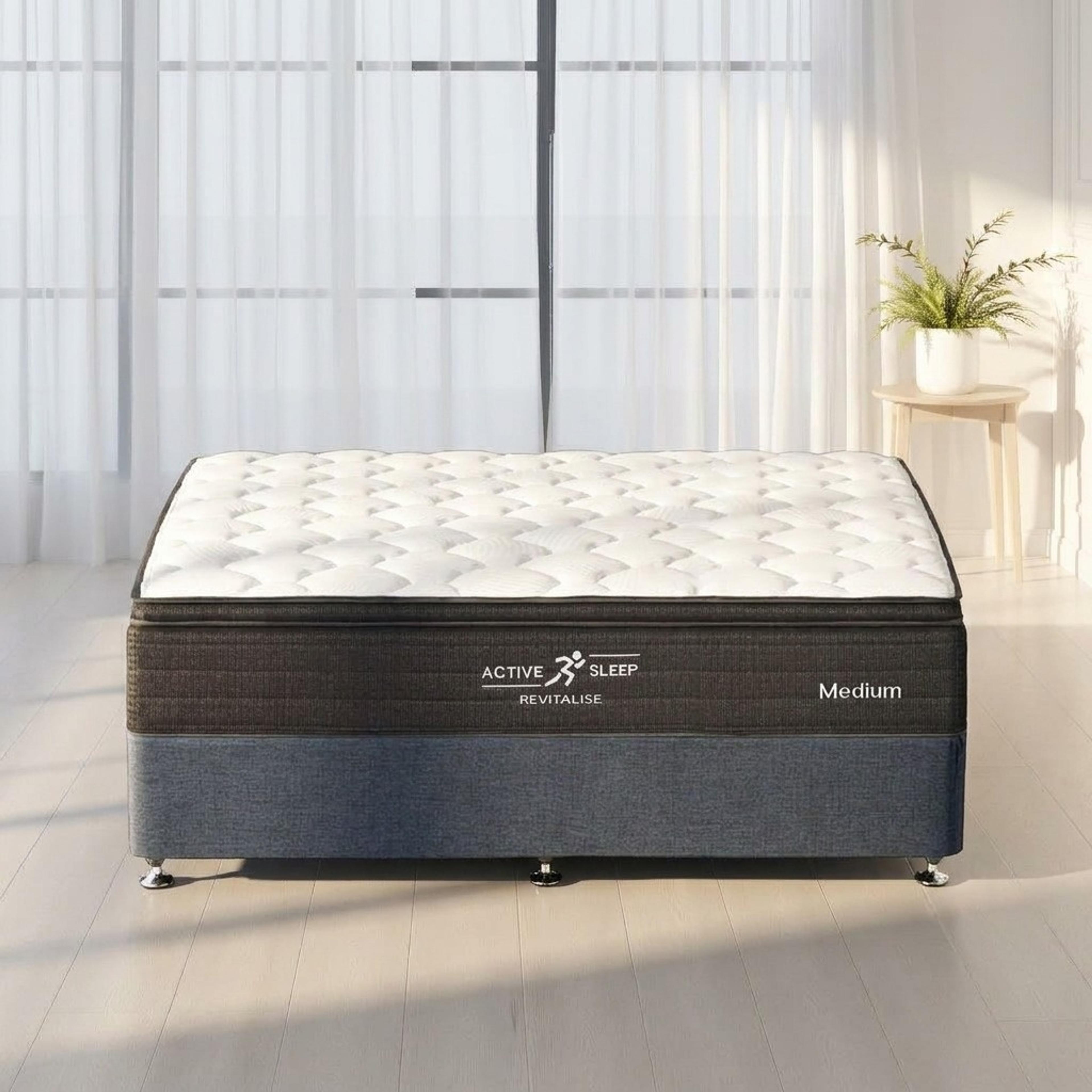 Lifestyle image of the  Active Sleep Revitalise Mattress, Medium from Forty Winks