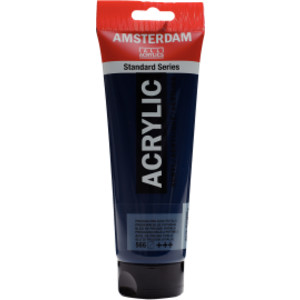 Tubo de pintura acrílica estándar, 250 ml, azul de Prusia (ftalo) 566
