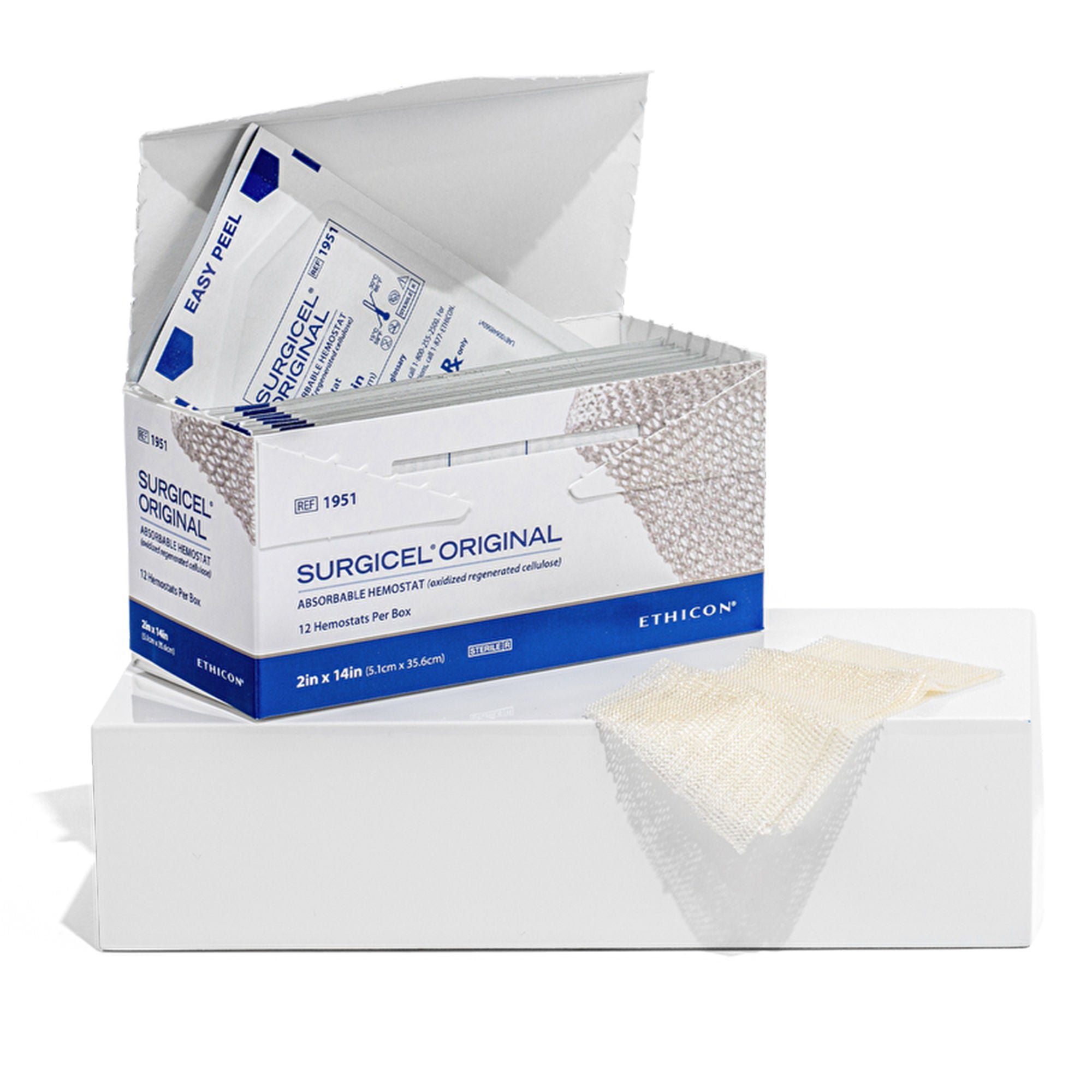 J & J Healthcare Systems HEMOSTAT, ABSRBBL ORIGINAL 2X14" (12/BX)