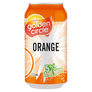 golden circle® orange soft drink 375ml image