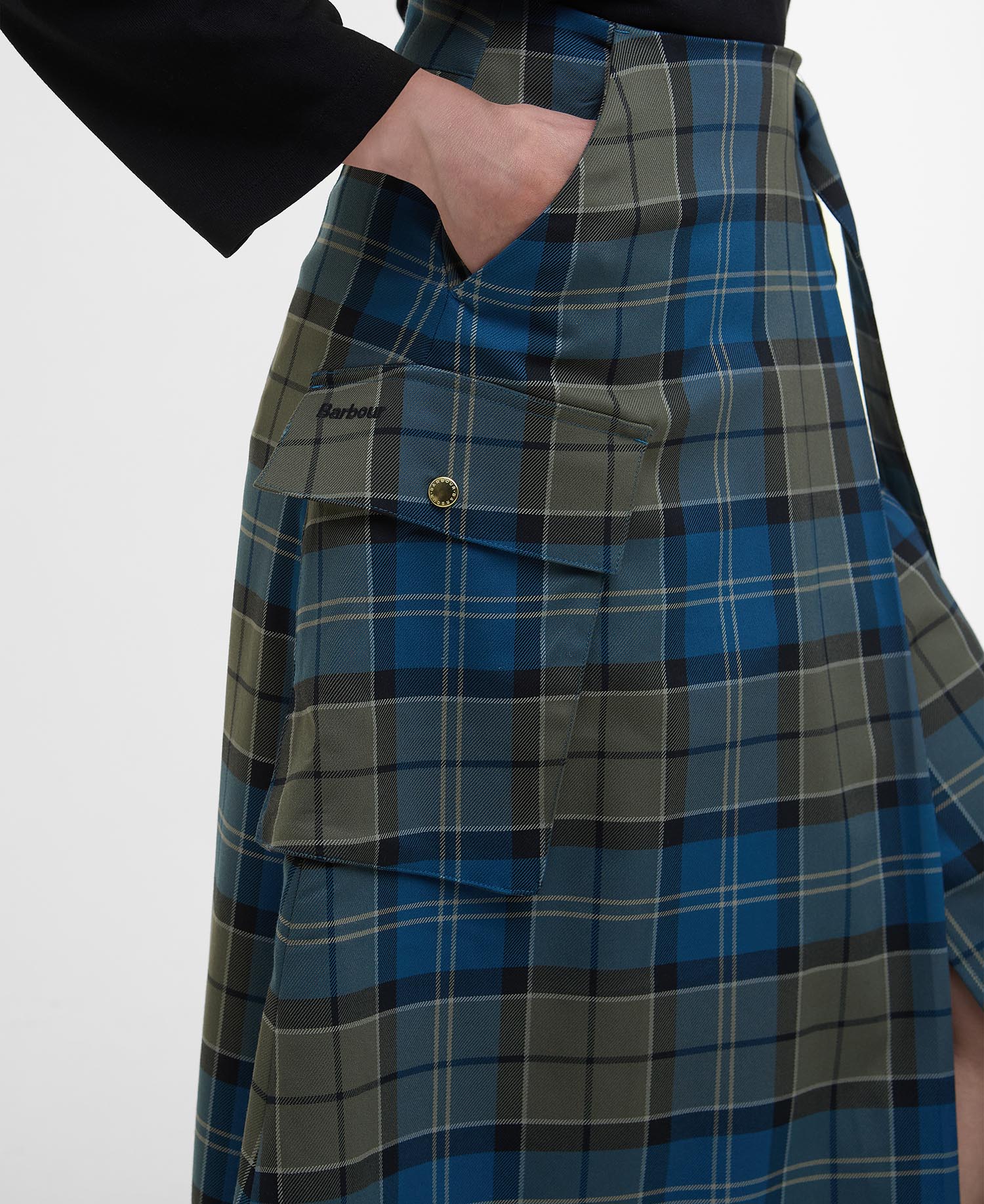 Maxi gonna in tartan Wilma image number 3