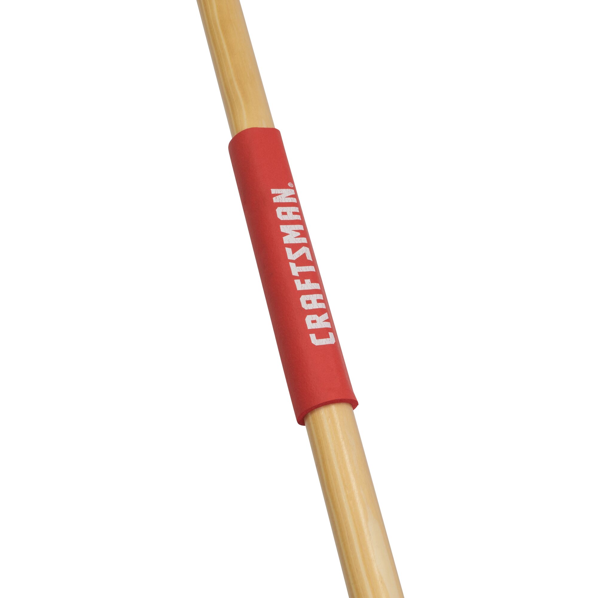 Hard wood handle feature in 24 inch shop and garage push broom.