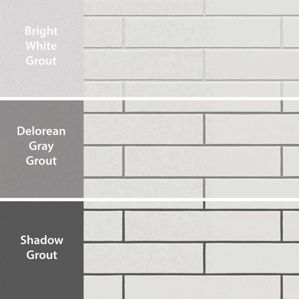 Menorca White 2-1/2 in. x 12-7/8 in. Ceramic Wall Tile