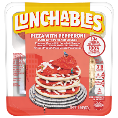 Lunchables Pizza with Pepperoni, 4.3 oz Tray