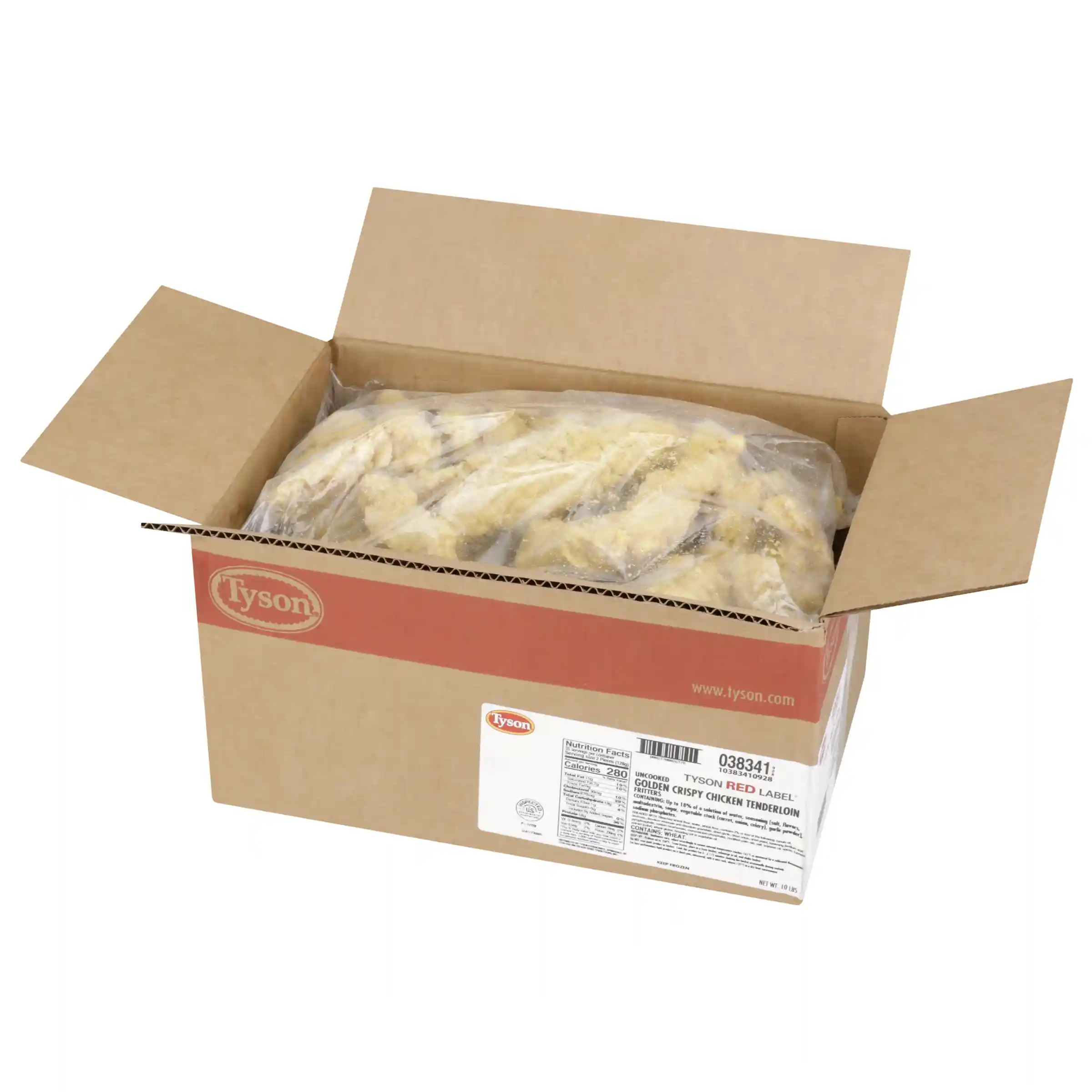 Tyson Red Label® Uncooked Golden Crispy Chicken Tenderloin Fritters _image_4