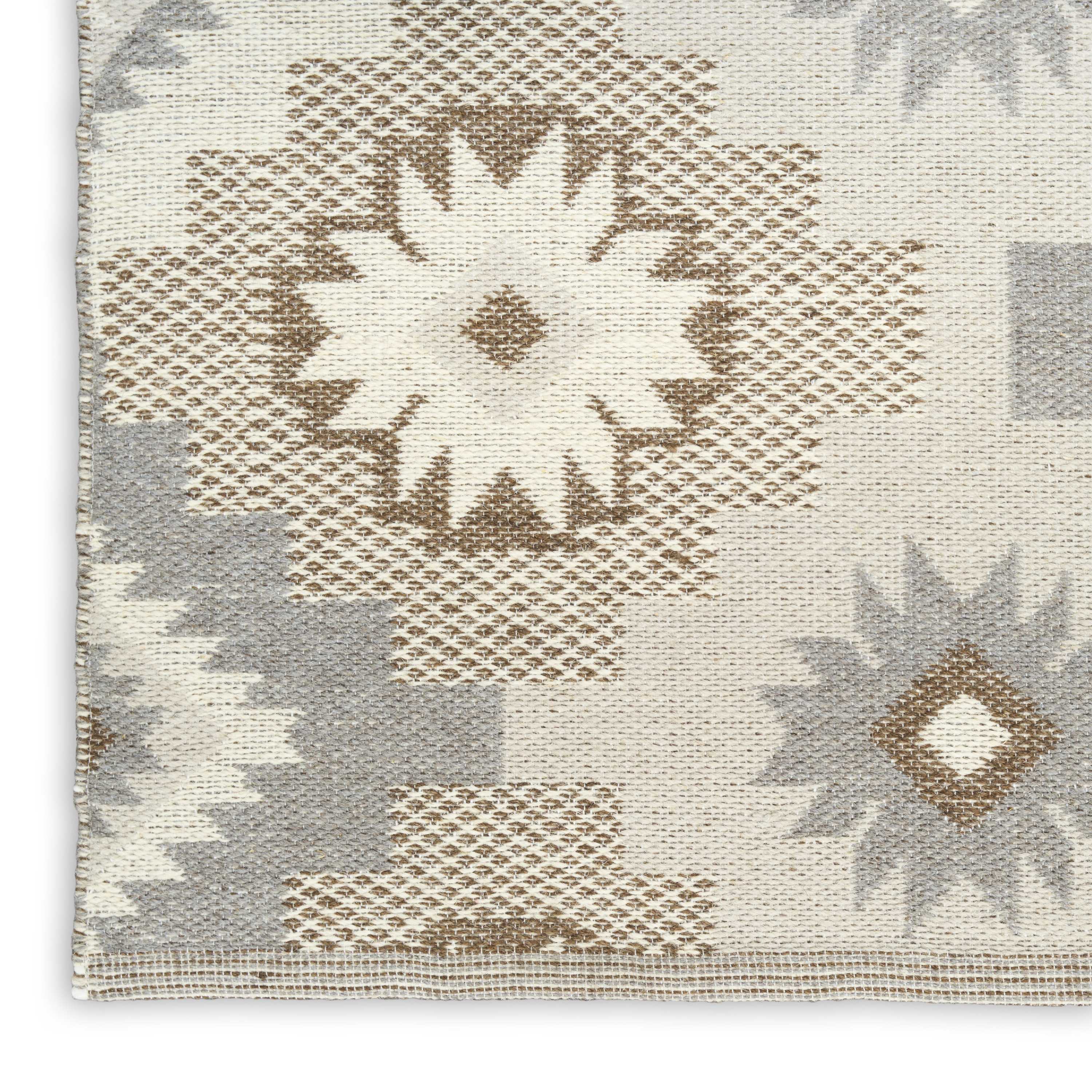 Nourison Copenhagen 5' x 7' Ivory Beige Modern Indoor Rug