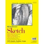 Strathmore 300 Series Sketch Pad Glue Binding 100 Sheets 9x12  inch