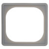 Sixth-size high-temperature silicone pan band in gray