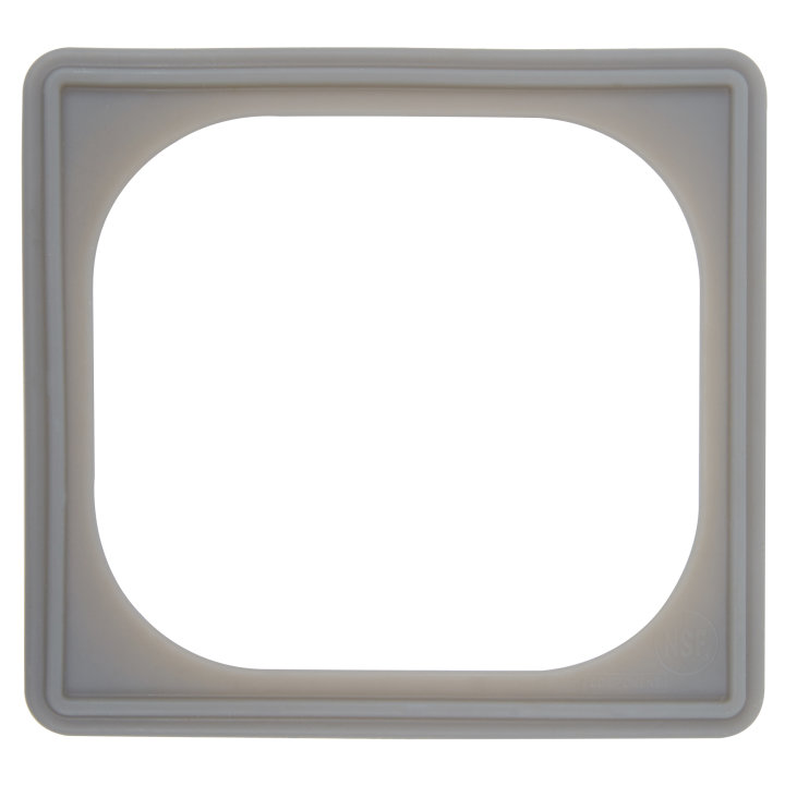 Sixth-size high-temperature silicone pan band in gray