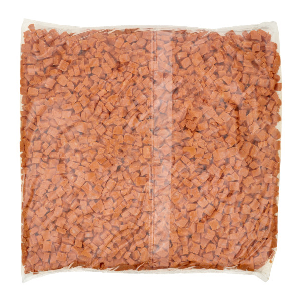 JENNIE-O(r) Pepperoni Seasoned Diced Turkey 1/4" CN . C1CB - Front Center Inner Pack (Hi Res)