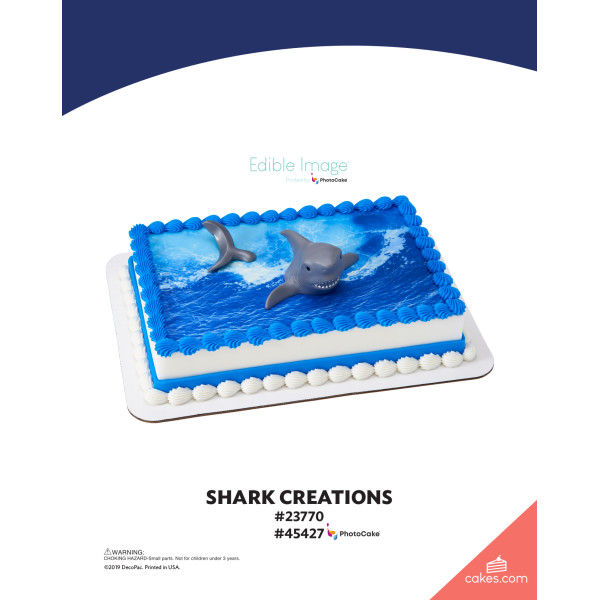 Shark Creations The Magic of Cakes® PhotoCake® Enhanced Background Page
