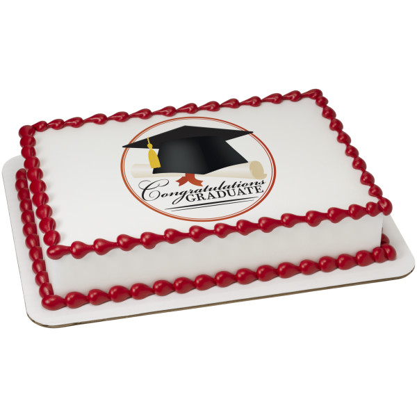 Grad Cap PhotoCake® Edible Image®