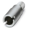 Female Test Connector 4.1 mm Dia. Pin Silver 6 L x 6 mm W