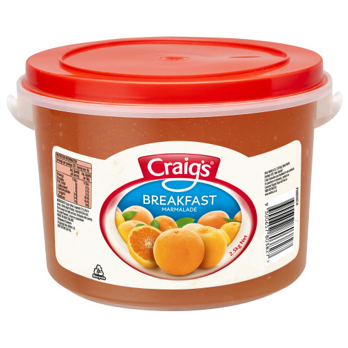  Craig's® Apricot Fruit Jam 2.5kg x 3 