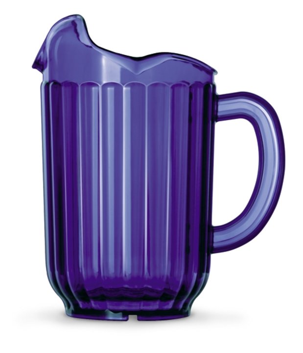 60-ounce Traex® Tuffex plastic beverage pitcher in cobalt blue