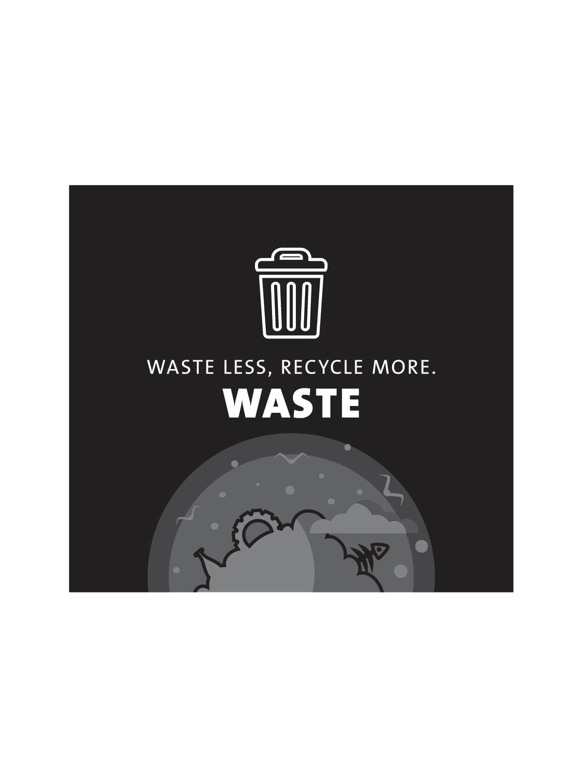 ARISTATA – Sign – Waste – Black