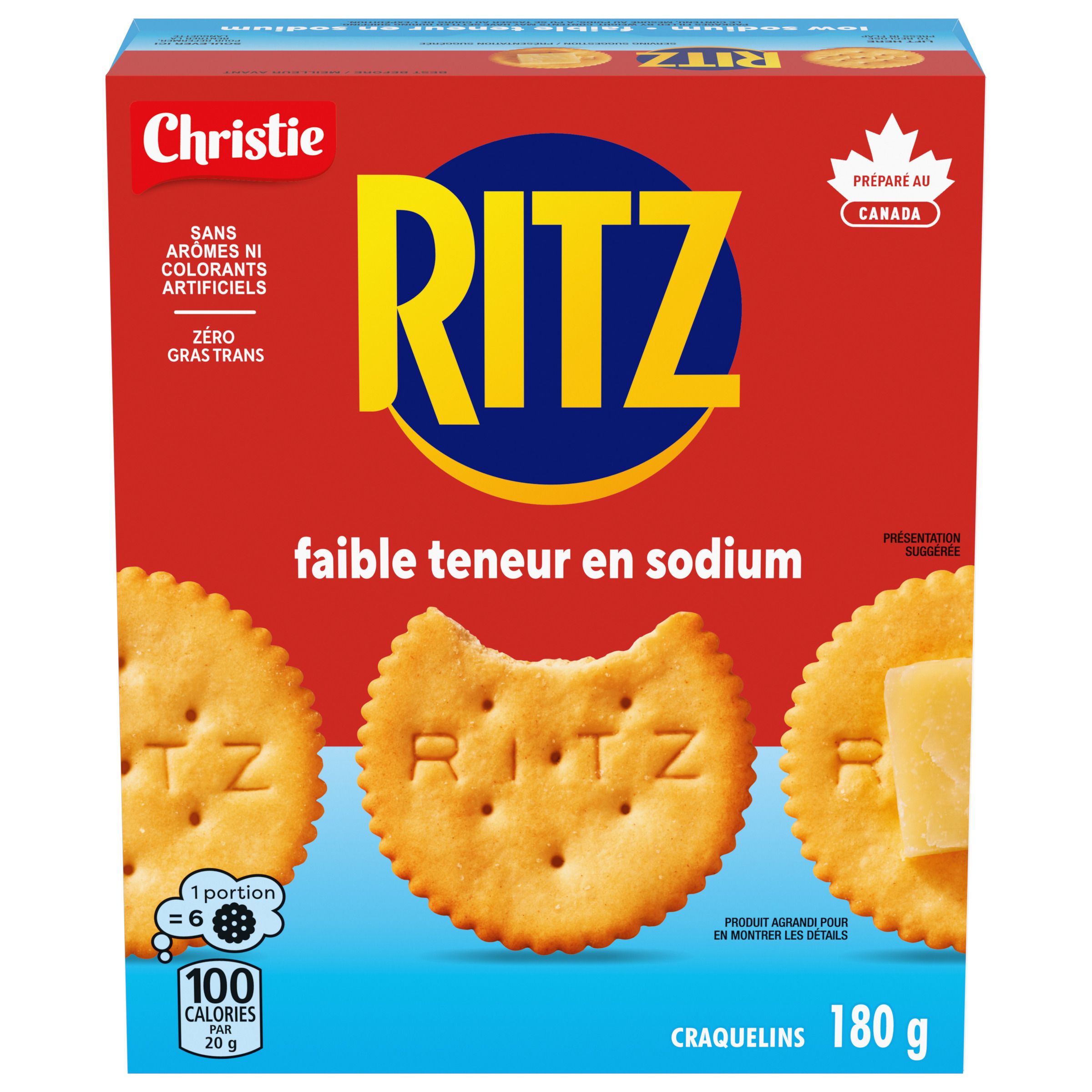 Craquelins RITZ Faible teneur en sodium 180 g-thumbnail-0