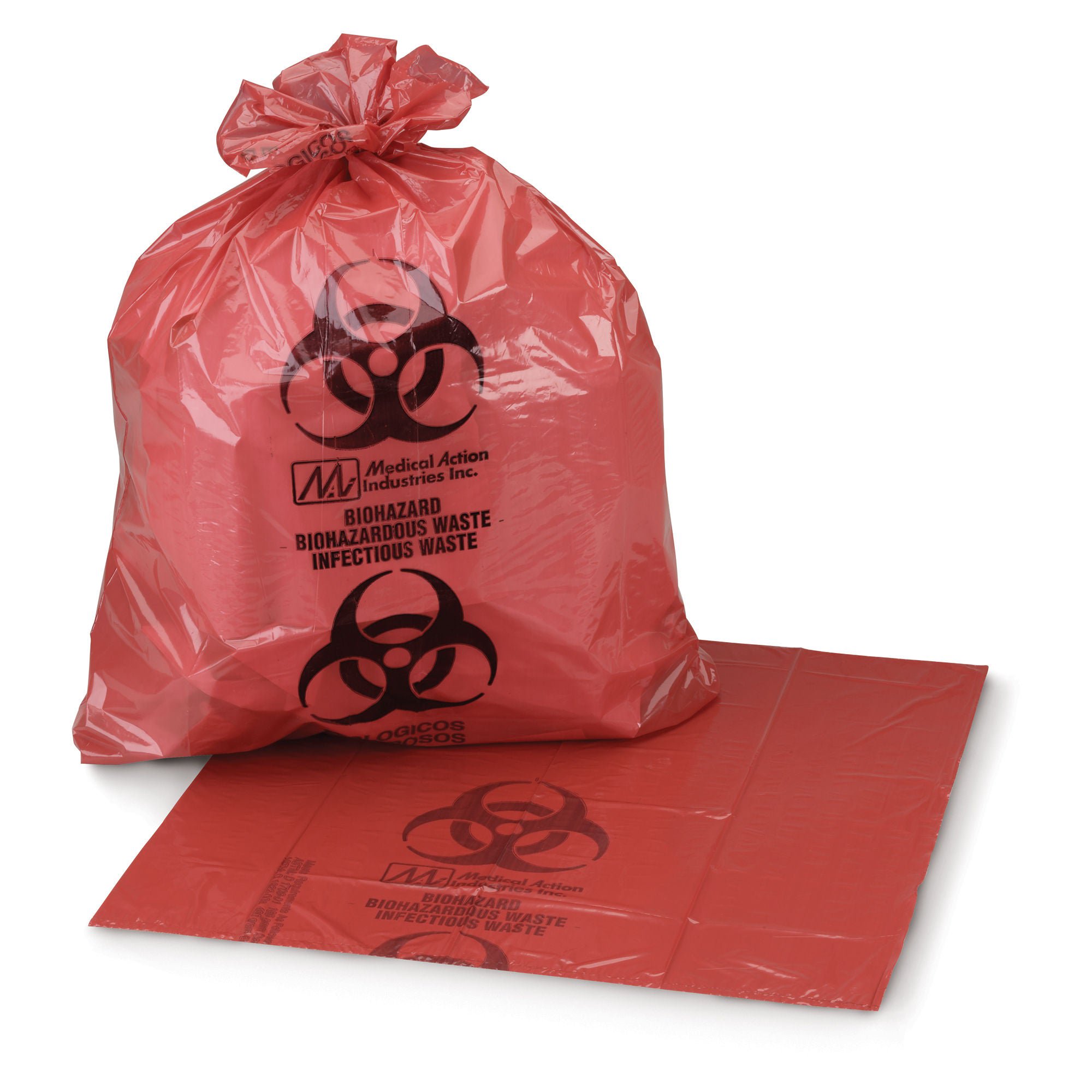 McKesson Biohazard Waste Bag, 7 – 10 gallon Capacity, 24 x 24 Inch