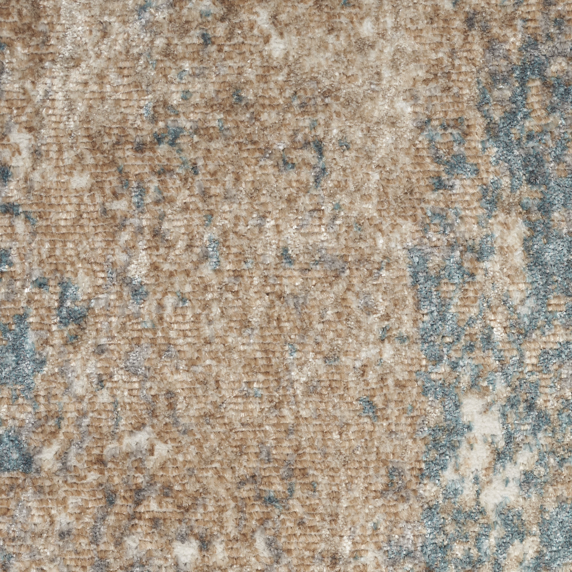 Nourison Glitz 3'11" x 5'11" Taupe Multicolor Modern Indoor Rug