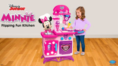 Disney Junior Minnie Mouse Flipping Fun Pretend Play Kitchen Set, Play Food, Realistic Sounds, Kids Toys for Ages 3 up - image 2 of 3