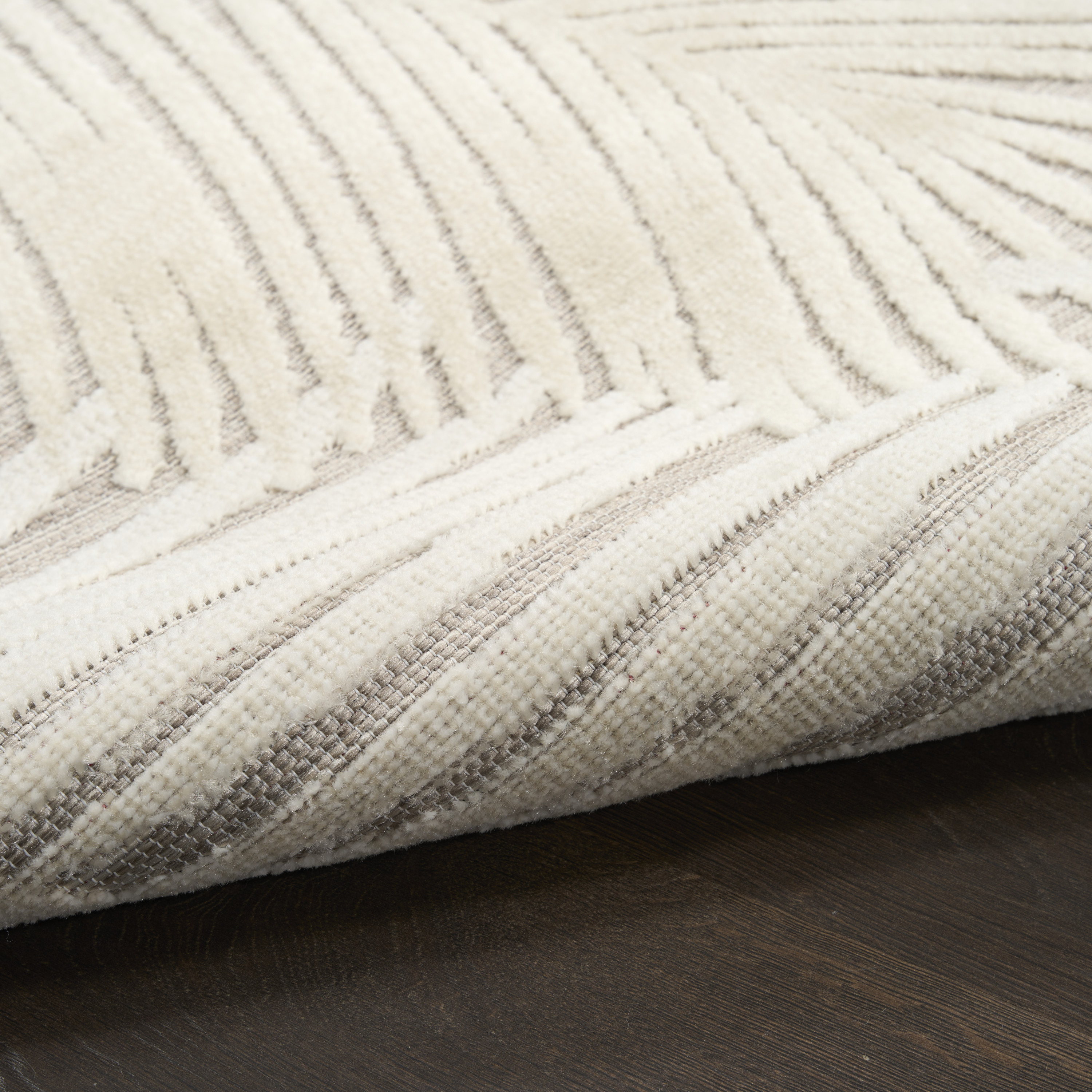 Nourison Suncoast 2' x 6' Beige Tropical Rug