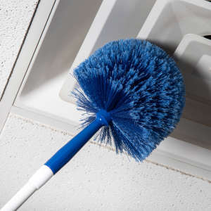 Carlisle, Flo-Pac, Round Duster With Soft Flagged Bristles, Polypropylene, Blue