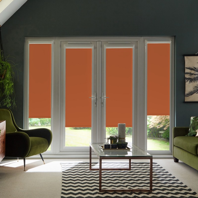 Acacia Blackout Rust Roller Blind