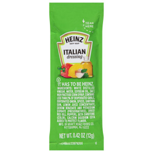 HEINZ Single Serve Italian Salad Dressing, 12 gr. Packets (Pack of 200) image