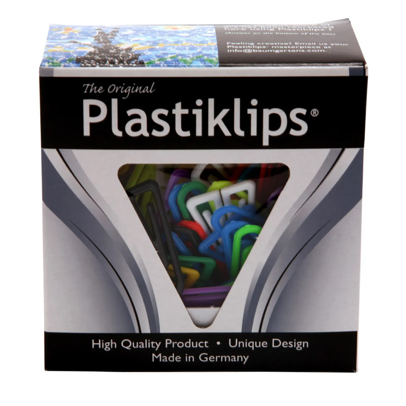 Plastiklips+Paper+Clips%2C+Large%2C+Assorted+Colors%2C+200%2Fbox