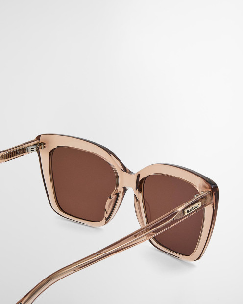 Round Sunglasses Light Brown