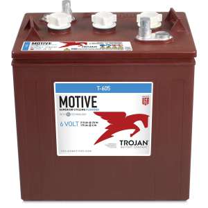 Trojan, T-605 6V Flooded Lead Acid Battery