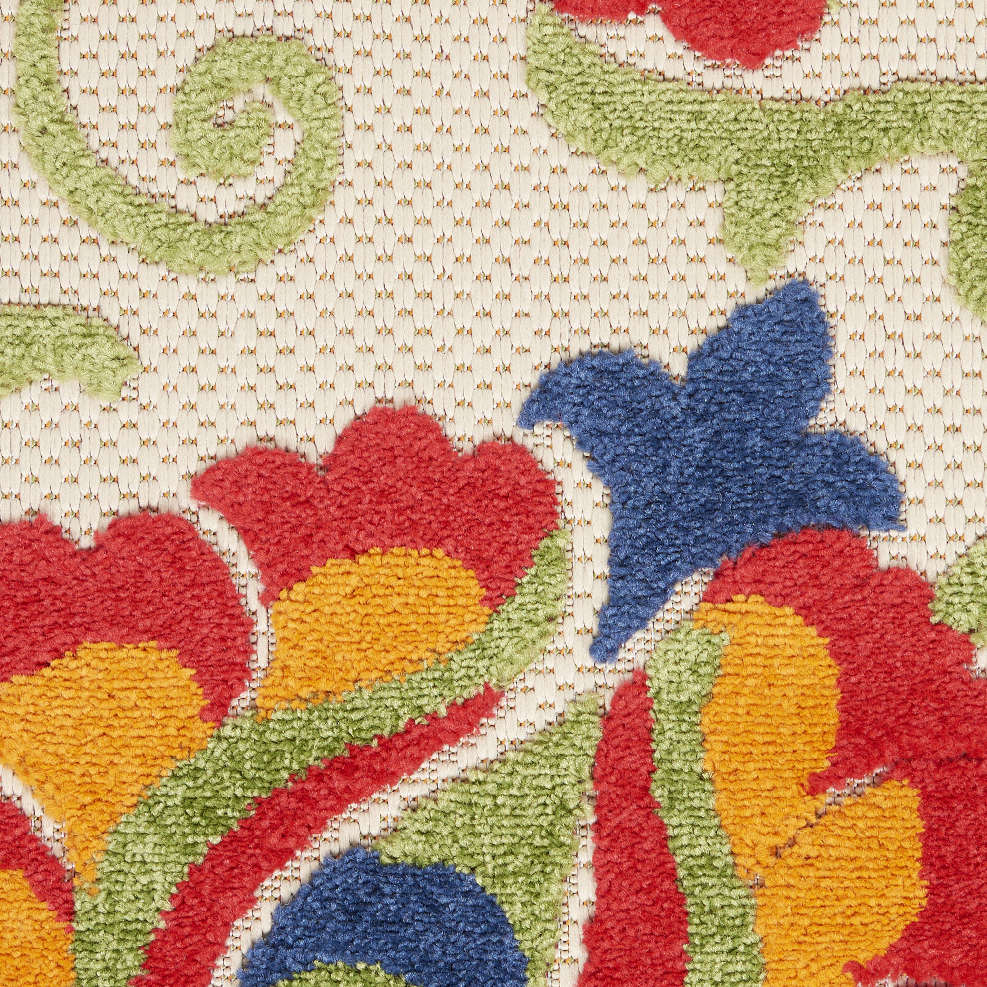 Nourison Aloha 2' x 6' Multicolor Farmhouse Rug
