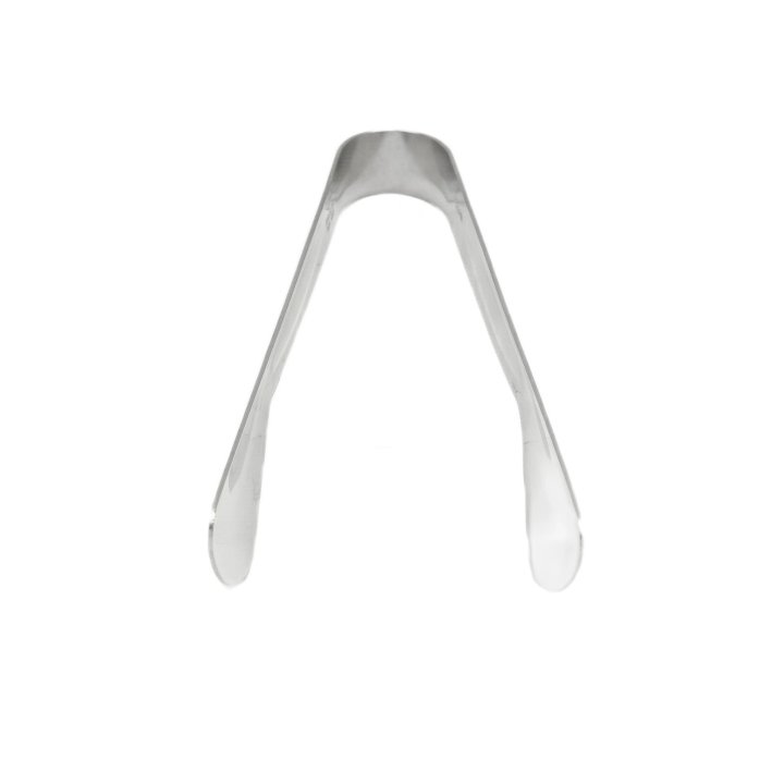 8-inch-long stainless steel pastry tongs