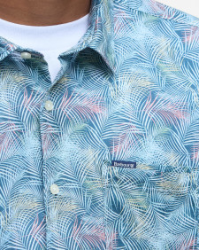Camicia Devon a maniche corte con stampa dalla vestibilità regular 