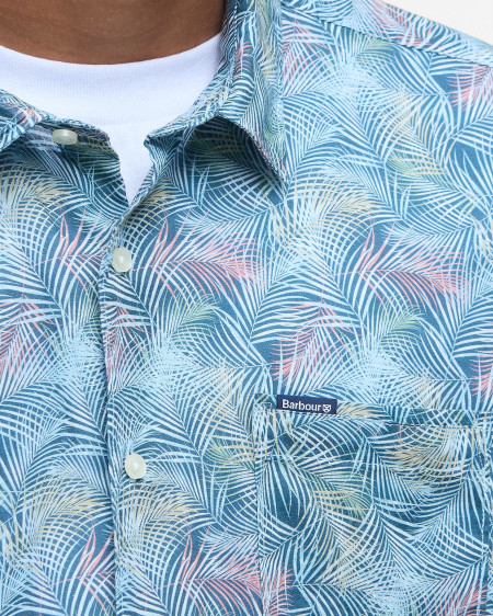 Hemd Devon Printed Short-Sleeved Regular