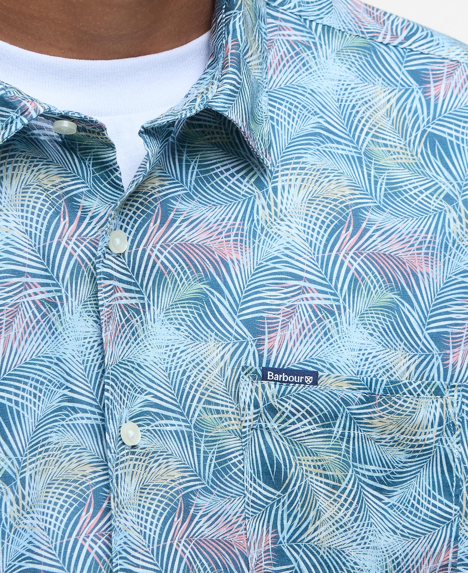 Hemd Devon Printed Short-Sleeved Regular image number 4