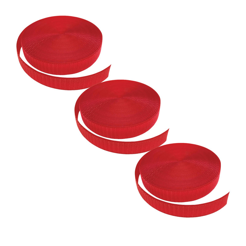 Spot On Red Carpet Marker Strip, 25 Feet, Pack of 3