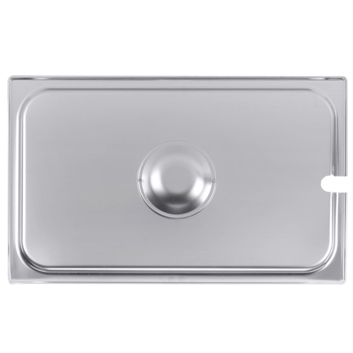 Full-size Super Pan V® slotted stainless steel cover