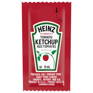 HEINZ Ketchup, sachets individuels – 1000 x 8 mL image