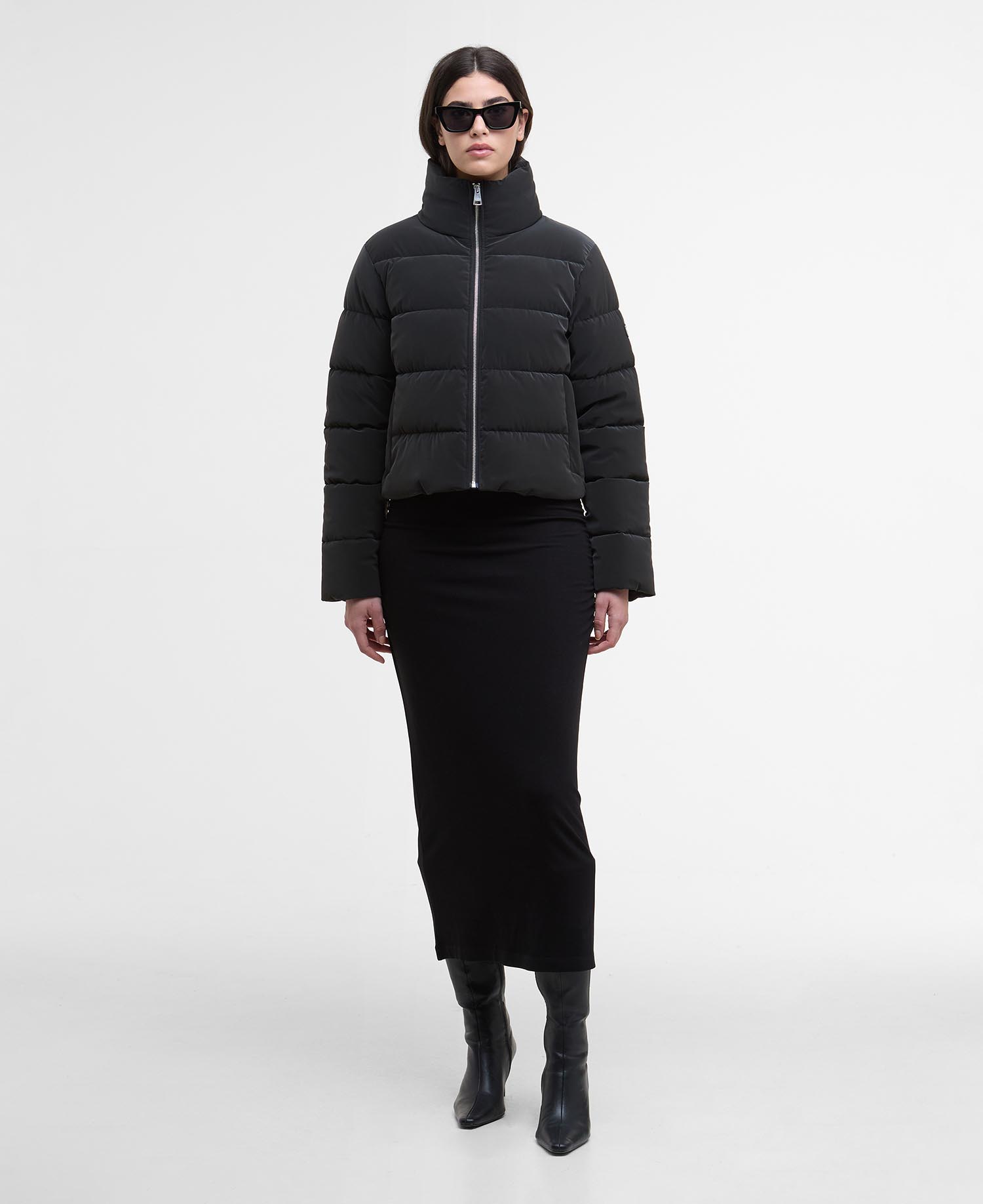Pufferjacke Hudson Faux-Velvet image number 1