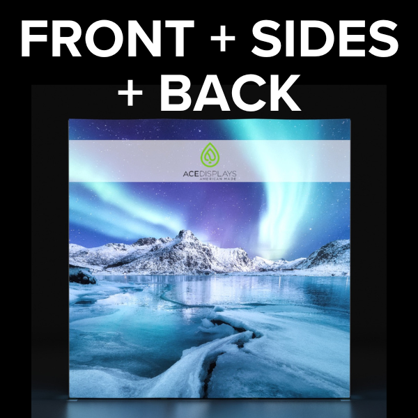 Front, Sides & Back Backlit Graphic Kit