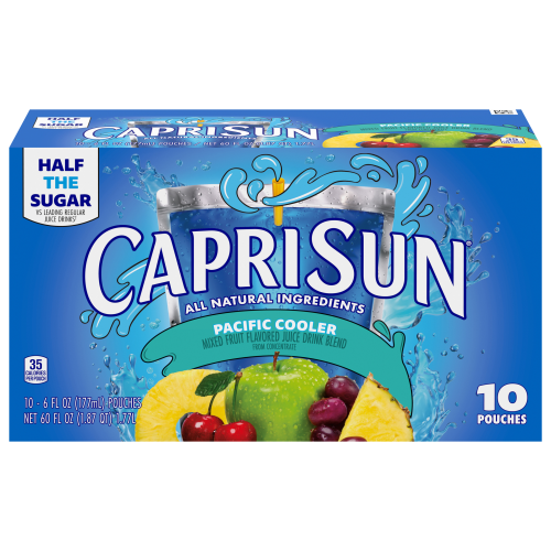 Capri Sun® Pacific Cooler Mixed Fruit Juice Drink Blend, 10 ct Box, 6 fl oz Pouches Image