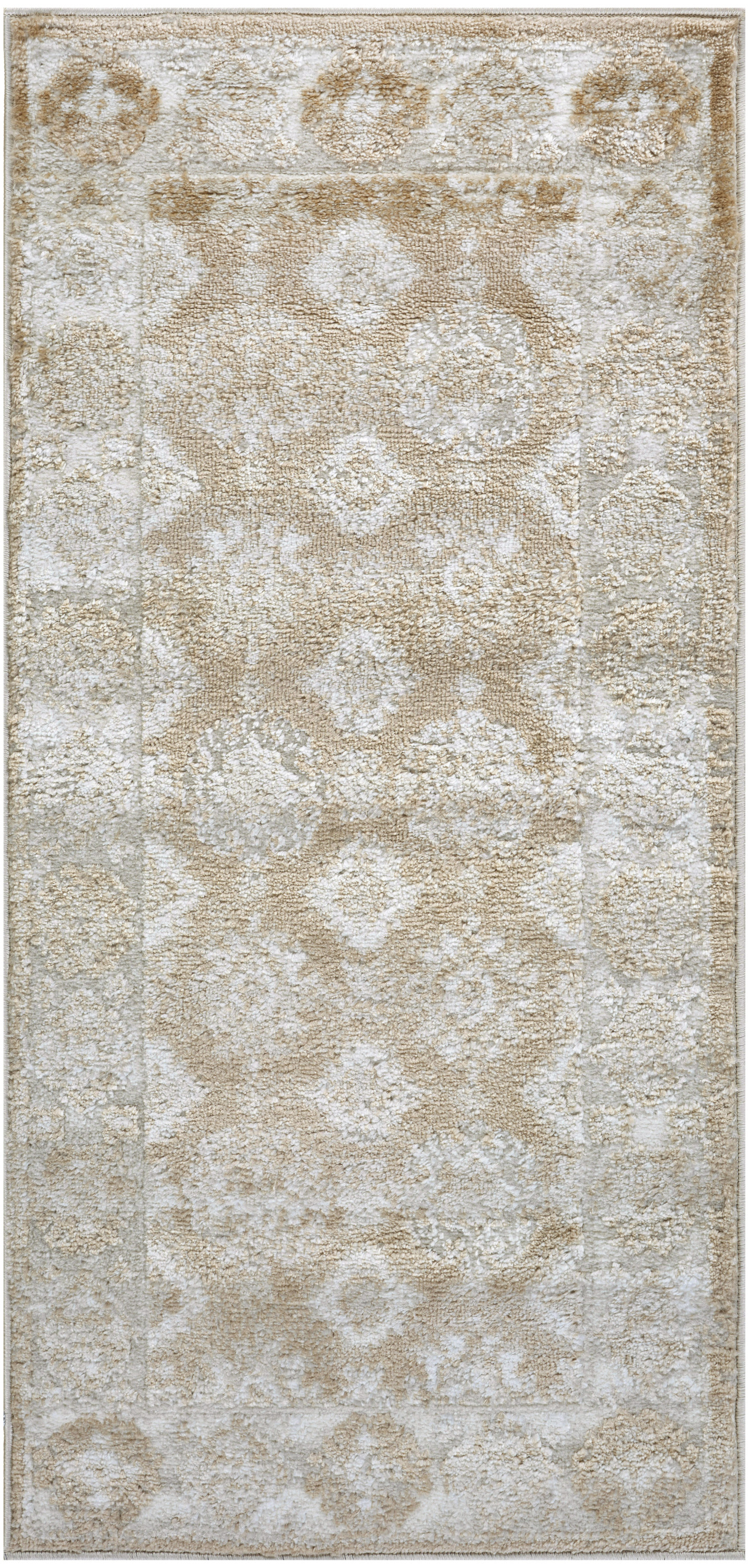Nourison Dekor 2' x 4' Cream Beige Vintage Indoor Rug