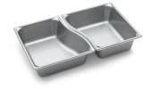 Full-size 4-inch-deep Super Pan® stainless steel super shape short wild pan