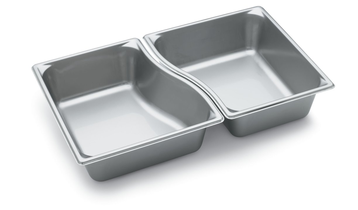 Full-size 4-inch-deep Super Pan® stainless steel super shape short wild pan
