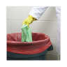 Boardwalk,  LLDPE Liner, 33 gal Capacity, 33 in Wide, 39 in High, 1.3 Mils Thick, Red