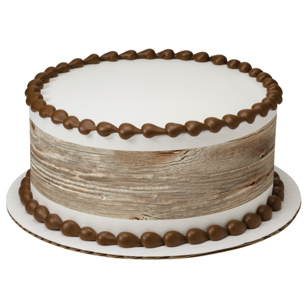 Wood Grain PhotoCake® Edible Image® Strips