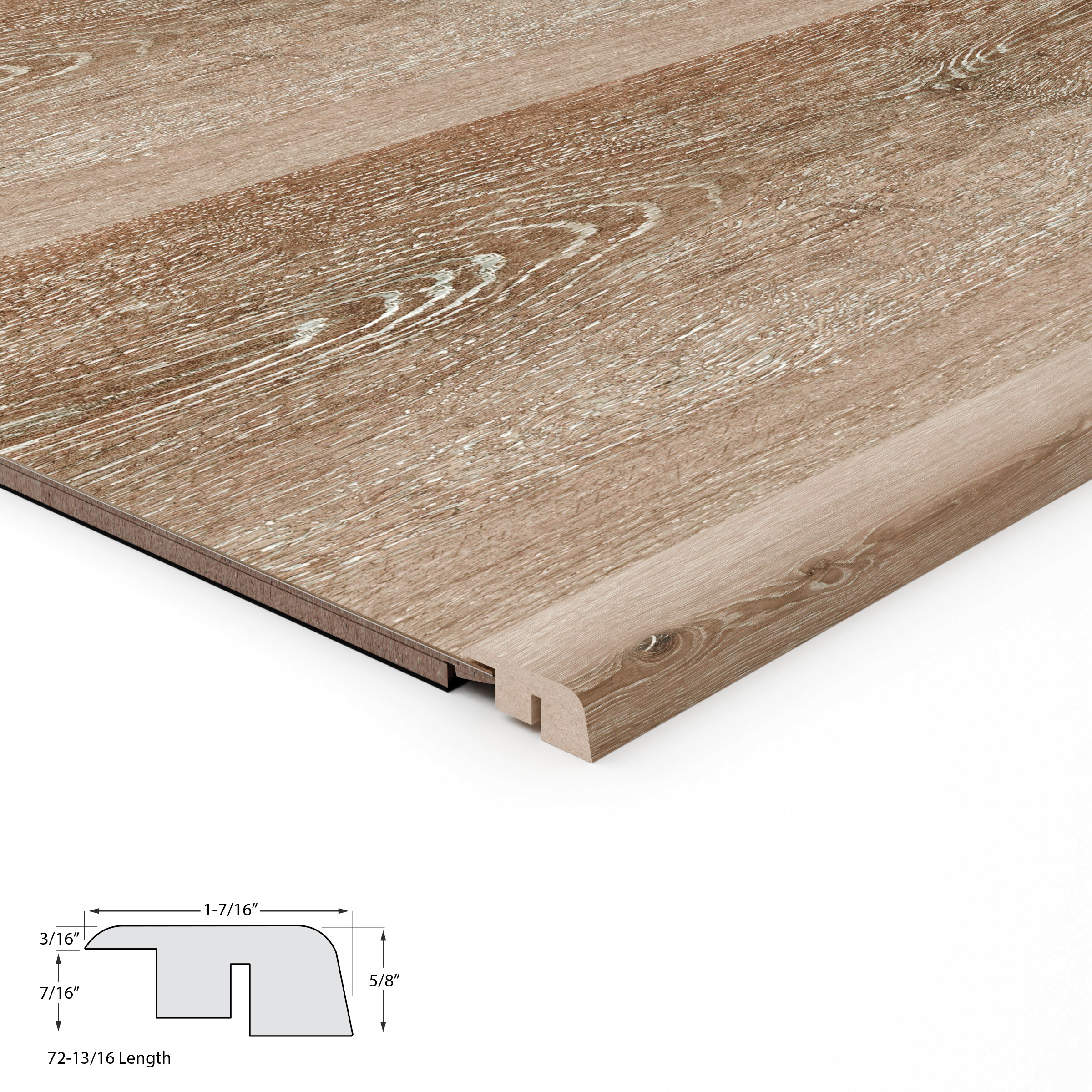 Aged Hickory Threshold 12mm view 3