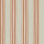 Striped fabric repeats evenly spaced vertical rust-colored bands flanked by narrow white lines on a textured beige linen background.