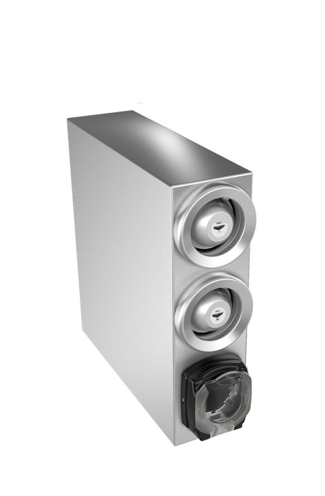 Configurable Stainless Steel Dispenser Cabinets with LidSaver® 3 Lid Dispenser Options